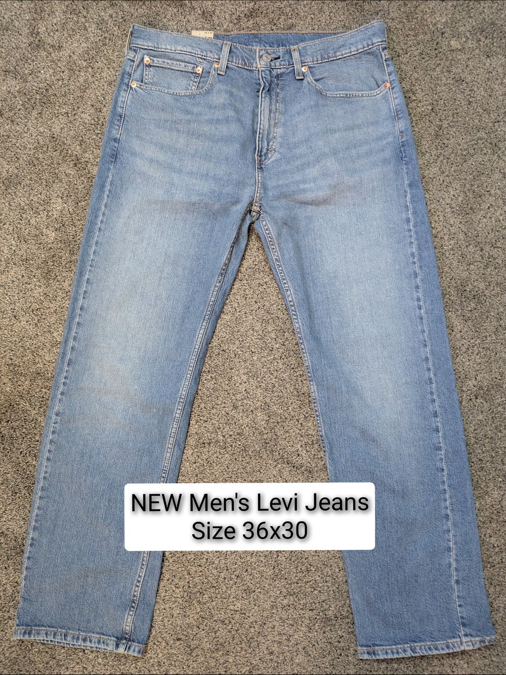 Levi's Men's Light Blue Straight Leg Jeans